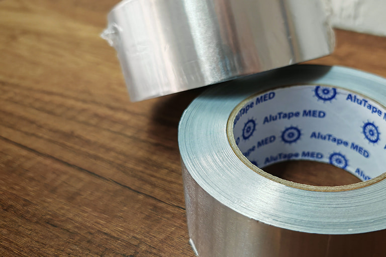 MED aluminium tapes Made in Italy: certified safety Modules B and D